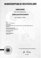 Gebrauchsmuster - Induktionsheizeinheit zum schnellen Kleben von Steckverbindungen am Einsatzort